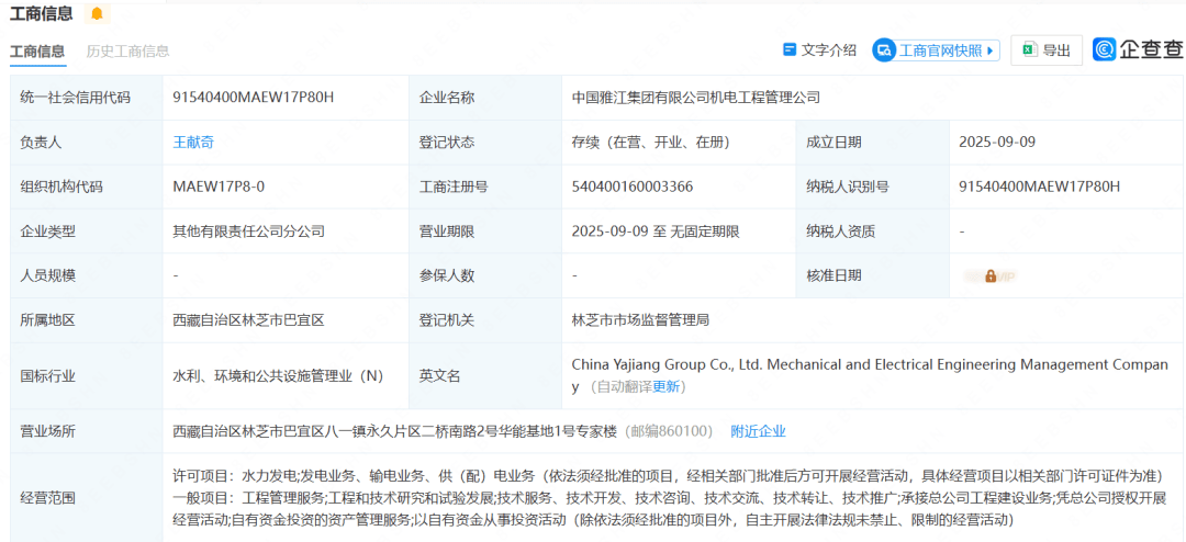 雅江集團業(yè)務布局深化 成立8家子公司承接總公司核心業(yè)務